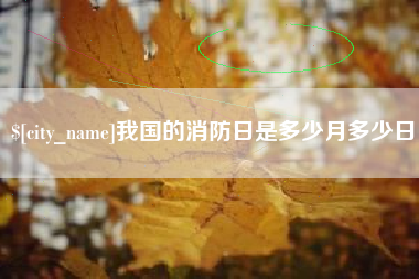 东至我国的消防日是多少月多少日