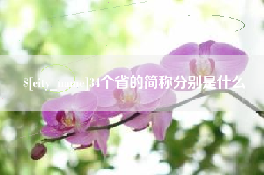 东至34个省的简称分别是什么