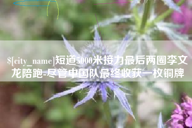 东至短道5000米接力最后两圈李文龙陪跑-尽管中国队最终收获一枚铜牌