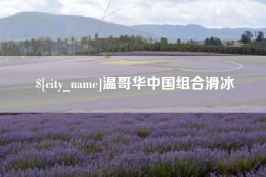 东至温哥华中国组合滑冰