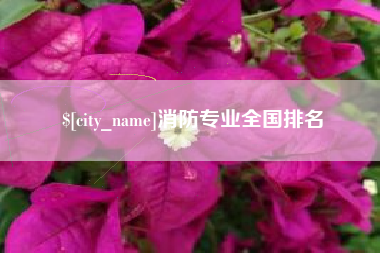 东至消防专业全国排名