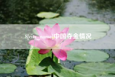 东至中国夺金情况