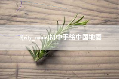 东至初中手绘中国地图