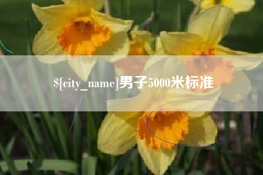 东至男子5000米标准