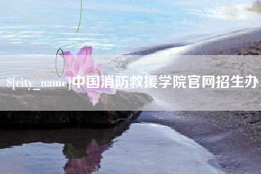 东至中国消防救援学院官网招生办