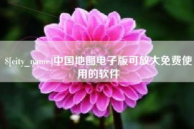 东至中国地图电子版可放大免费使用的软件