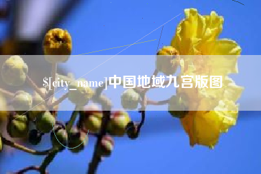 东至中国地域九宫版图