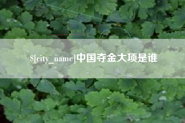 东至中国夺金大项是谁