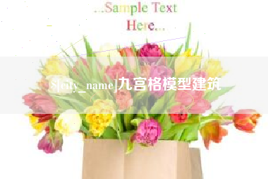 东至九宫格模型建筑