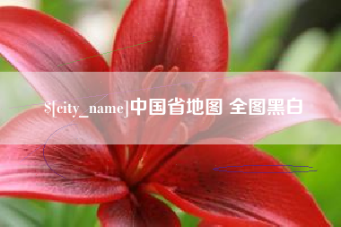 东至中国省地图 全图黑白