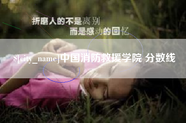 东至中国消防救援学院 分数线