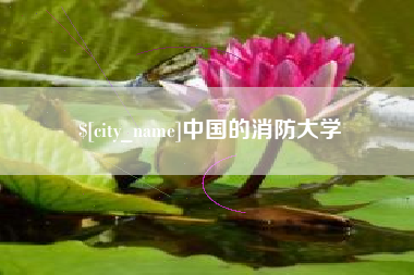 东至中国的消防大学