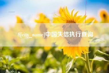 东至中国失信执行查询