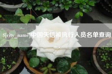 东至中国失信被执行人员名单查询