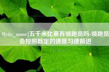 东至五千米比赛有领跑员吗-领跑员会按照既定的速度匀速前进