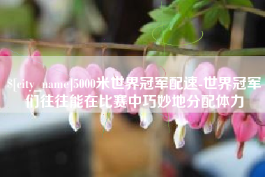 东至5000米世界冠军配速-世界冠军们往往能在比赛中巧妙地分配体力