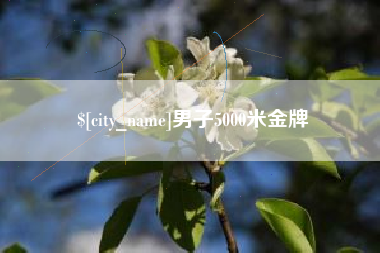 东至男子5000米金牌