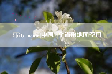东至中国34个省份地图空白
