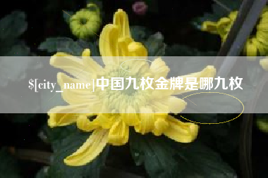 东至中国九枚金牌是哪九枚