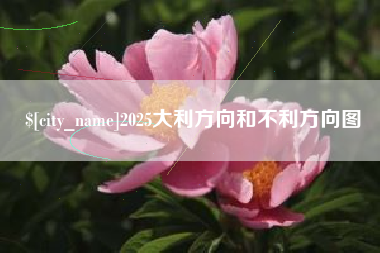 东至2025大利方向和不利方向图