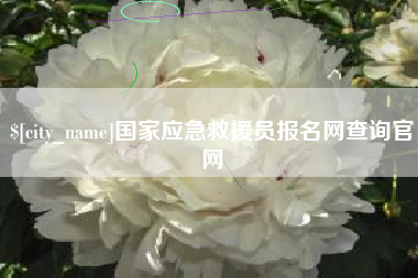 东至国家应急救援员报名网查询官网