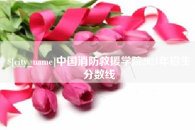 东至中国消防救援学院2021年招生分数线