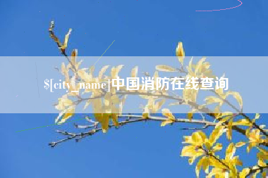 东至中国消防在线查询
