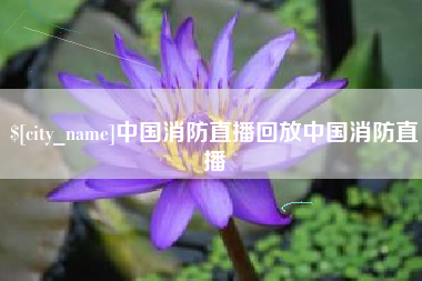 东至中国消防直播回放中国消防直播